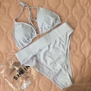 White High Rise Bikini